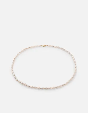 Perla Choker, Gold Vermeil/Pearls