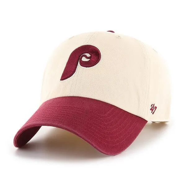 PHILADELPHIA PHILLIES COOPERSTOWN TWO TONE '47 CLEAN UP