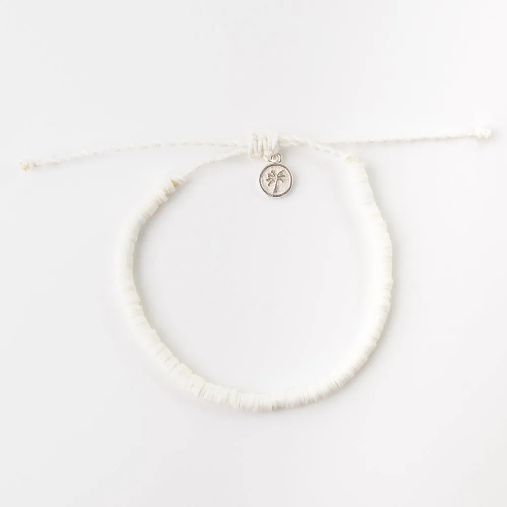 Pineapple island Cossies Clay Beaded Beaded Anklet