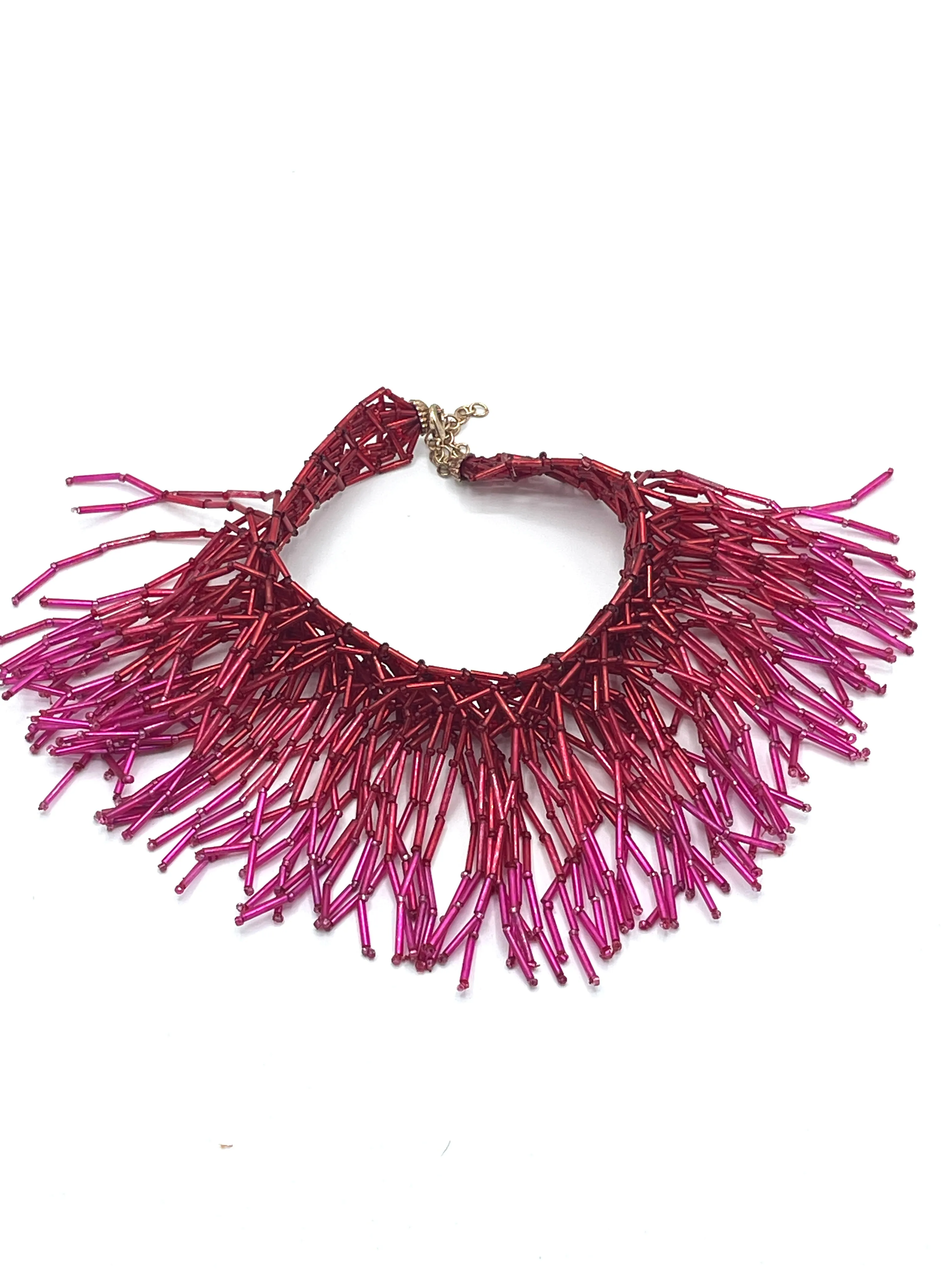 Pink Beaded Necklace