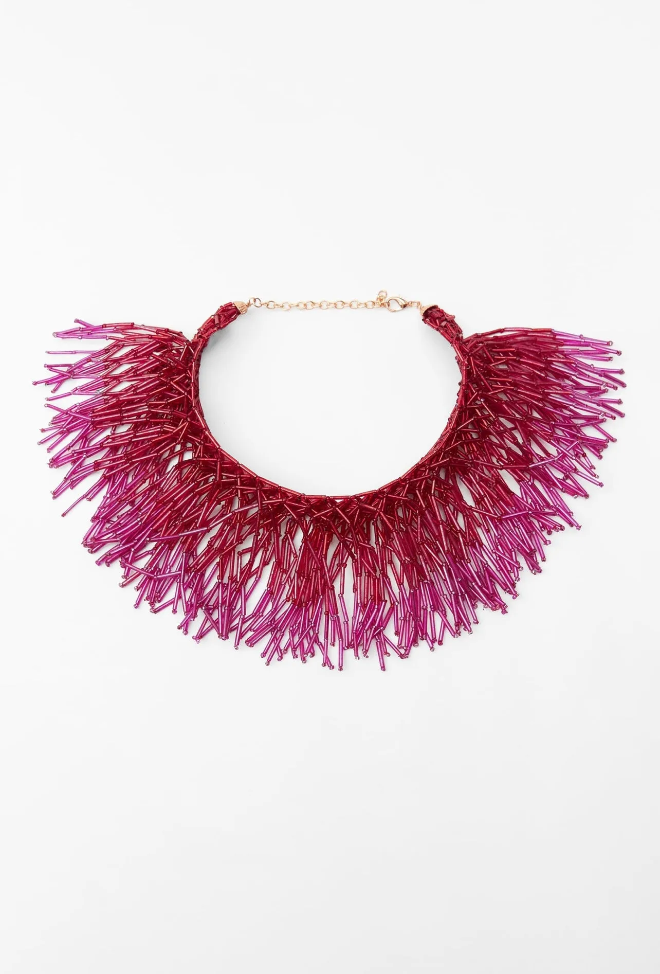 Pink Beaded Necklace