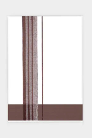 Pleasant Navya - Brown Smooth Cotton Double Layered Dhoti With Fancy Borders | Uathayam