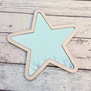 Plywood and Acrylic Mirror - Star