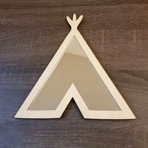 Plywood and Acrylic Mirror - Teepee