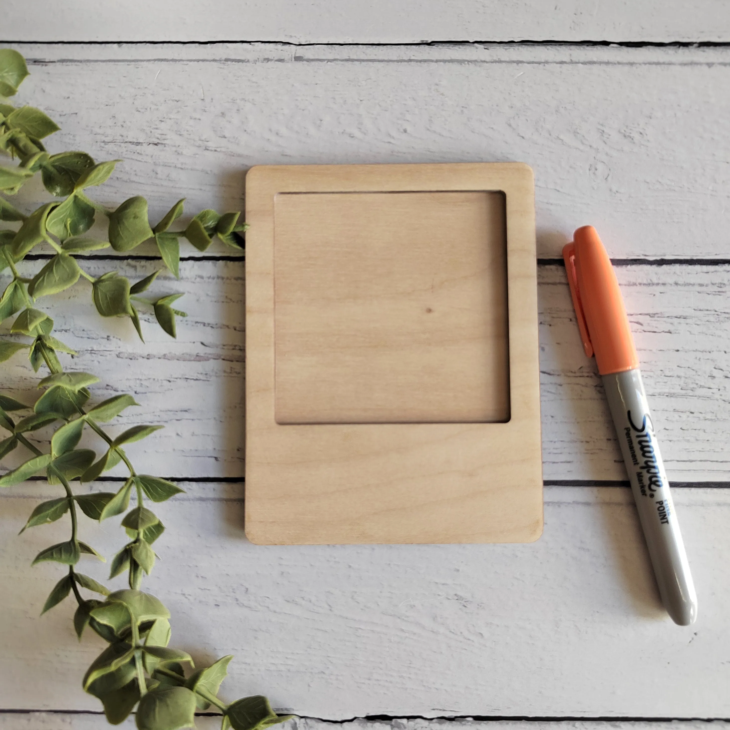 Plywood Blank Sticky Note Holder