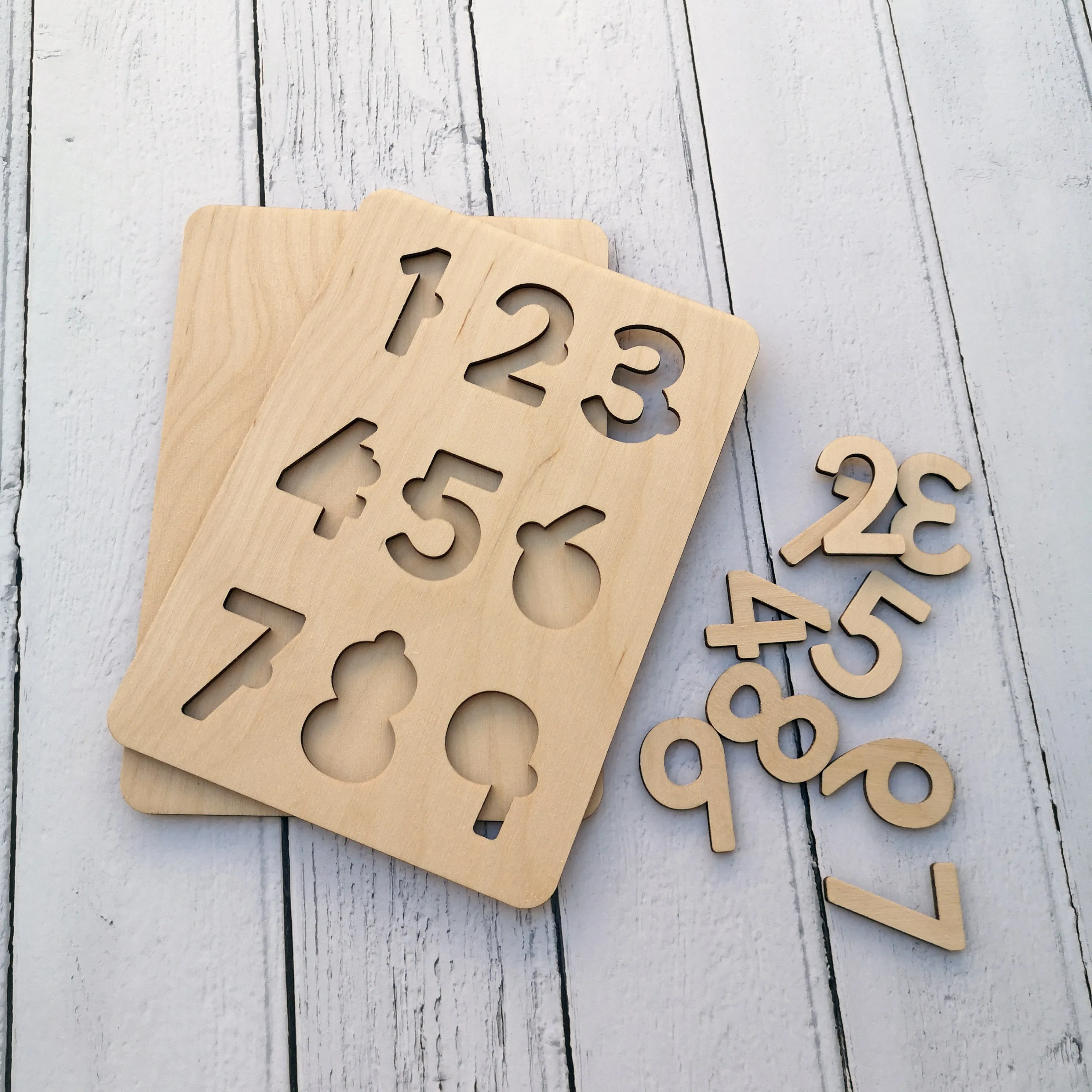 Plywood Numbers Puzzle