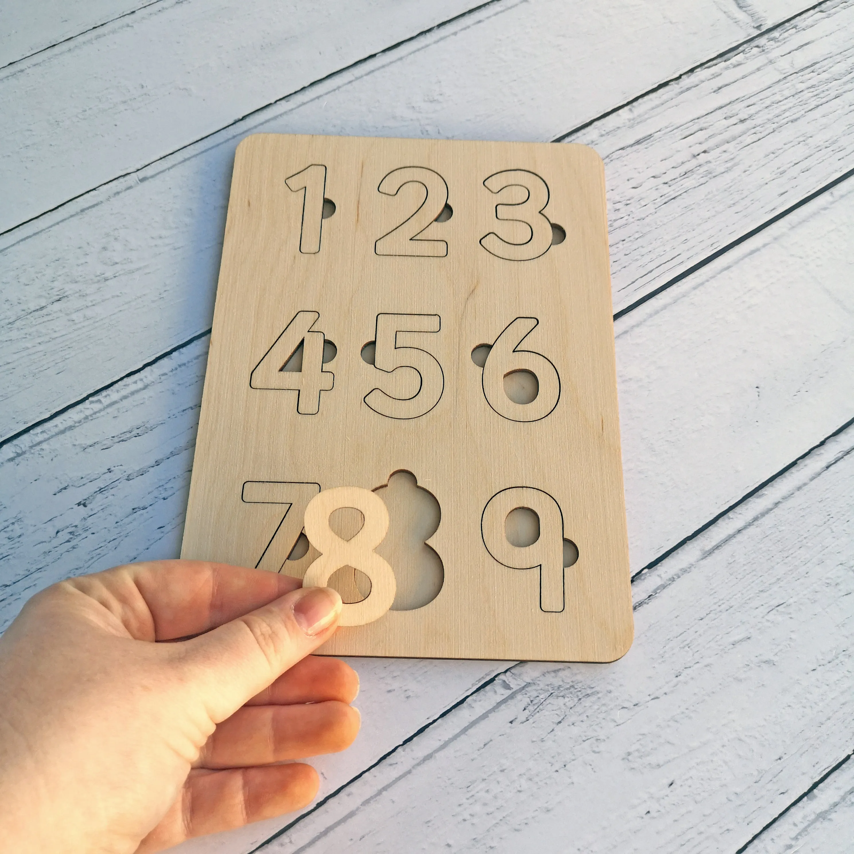 Plywood Numbers Puzzle