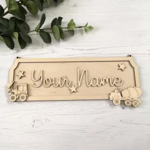 Plywood Personalised Street Sign Kit - Construction