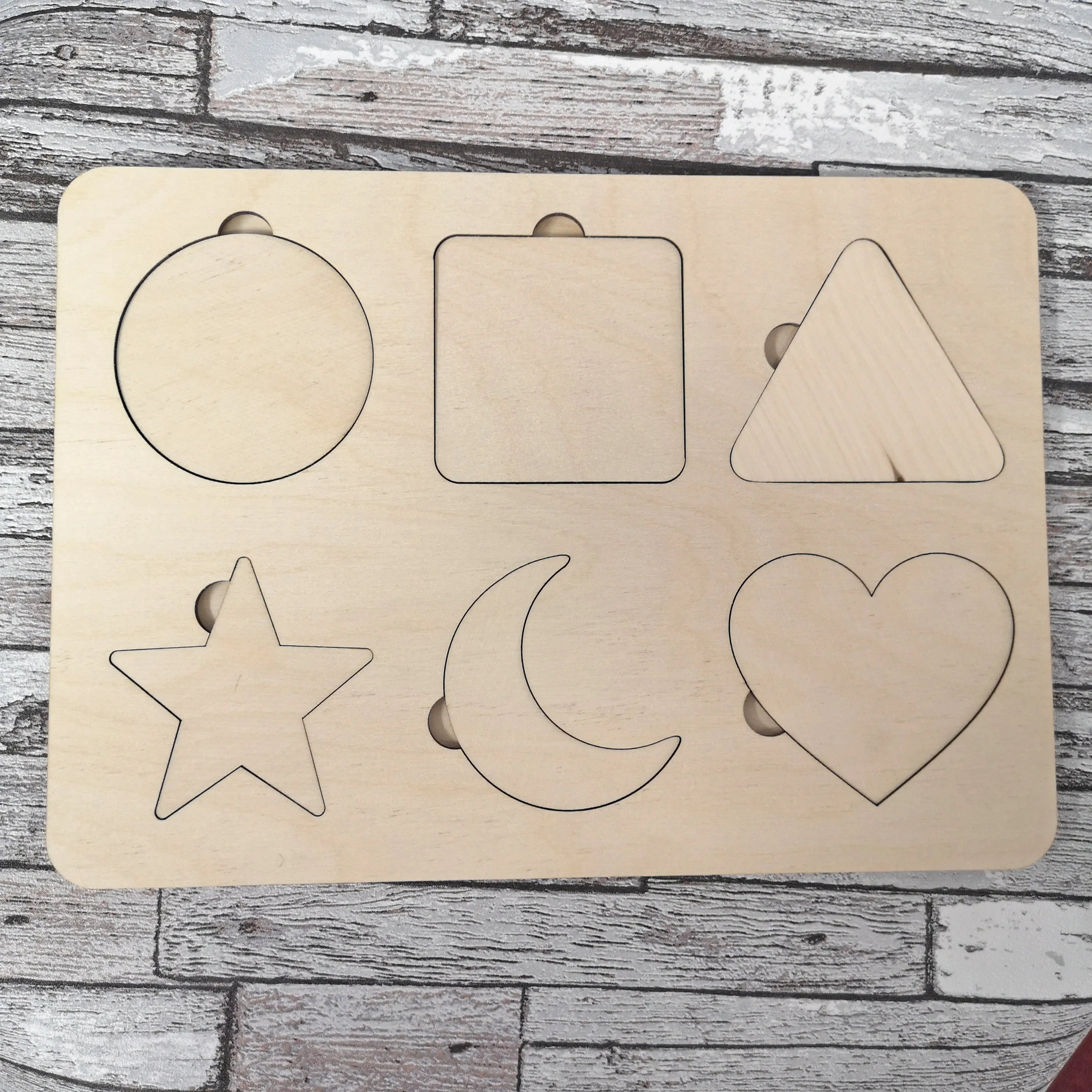 Plywood Shapes Puzzle