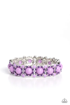 Pop Art Party - Purple Bracelet