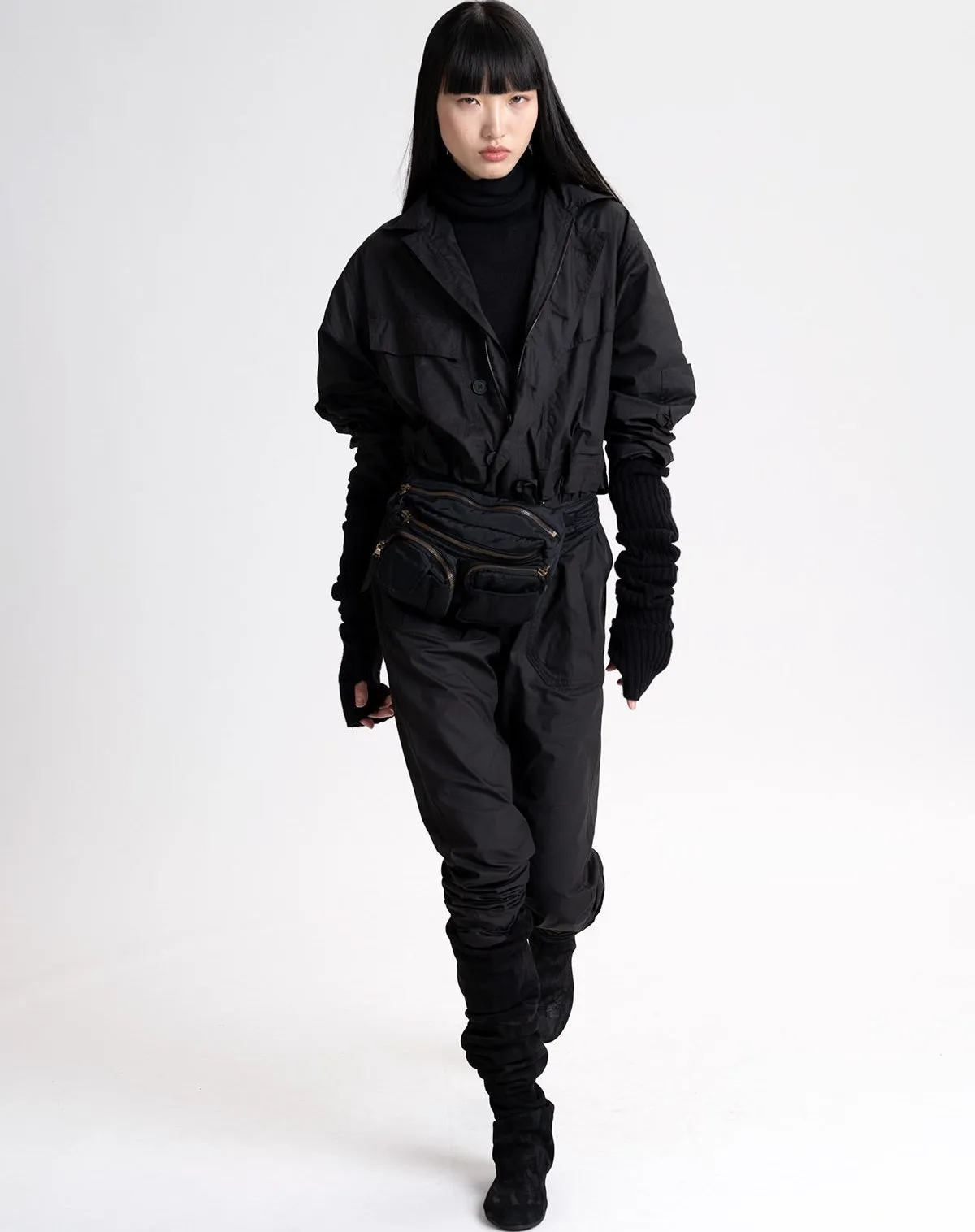 Poplin Tie Jumpsuit