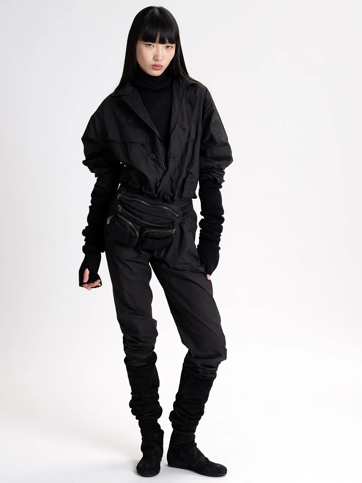 Poplin Tie Jumpsuit