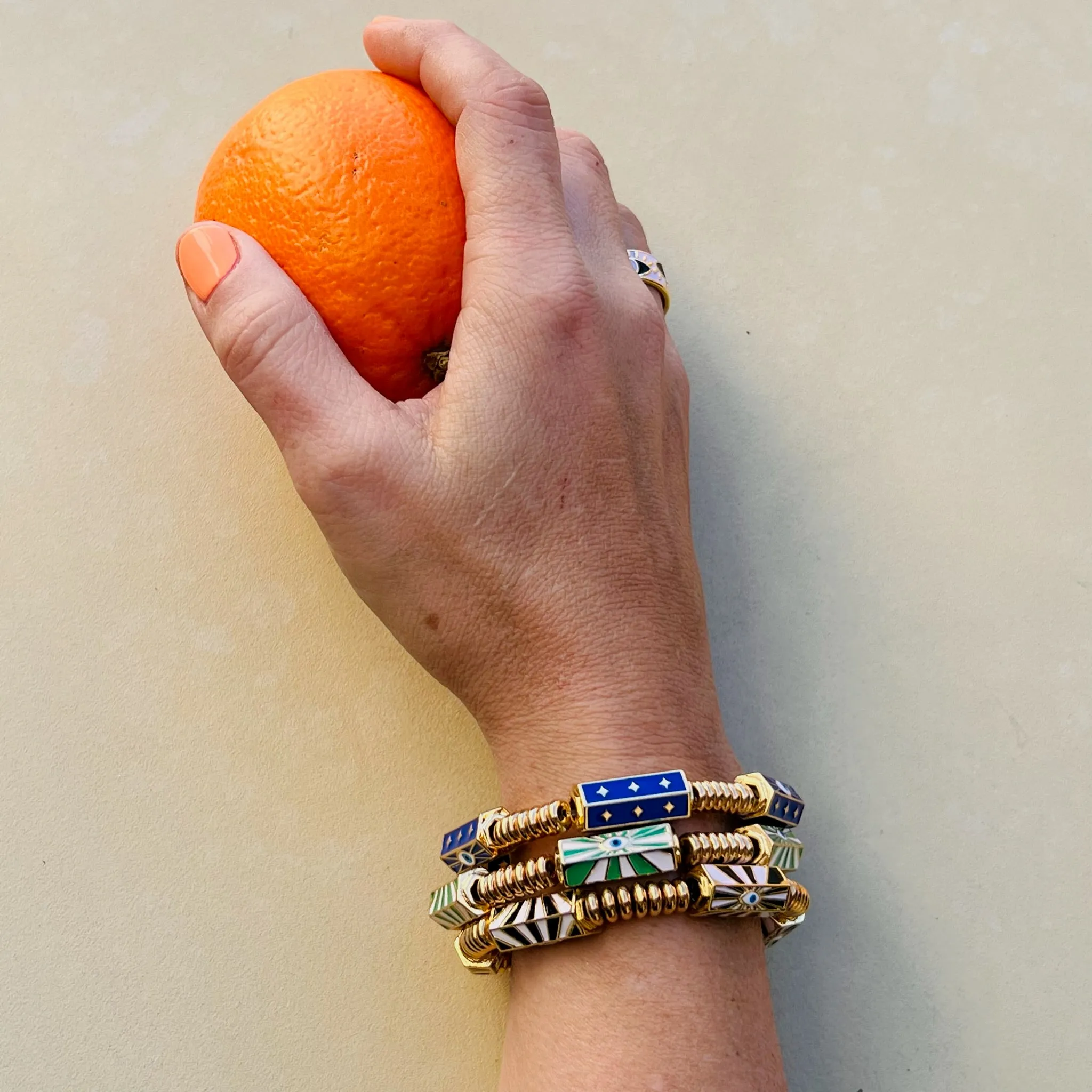 Positive Vibes Bracelet Green