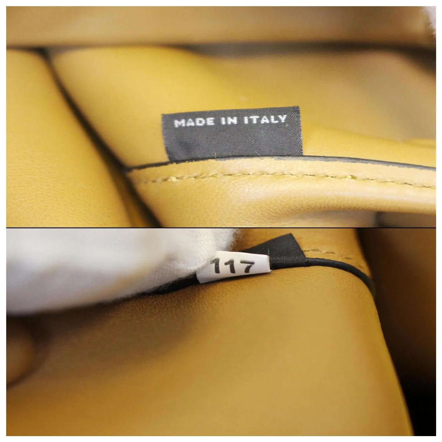 PRADA City Calf Buckle Tote Bag Yellow - Last Call