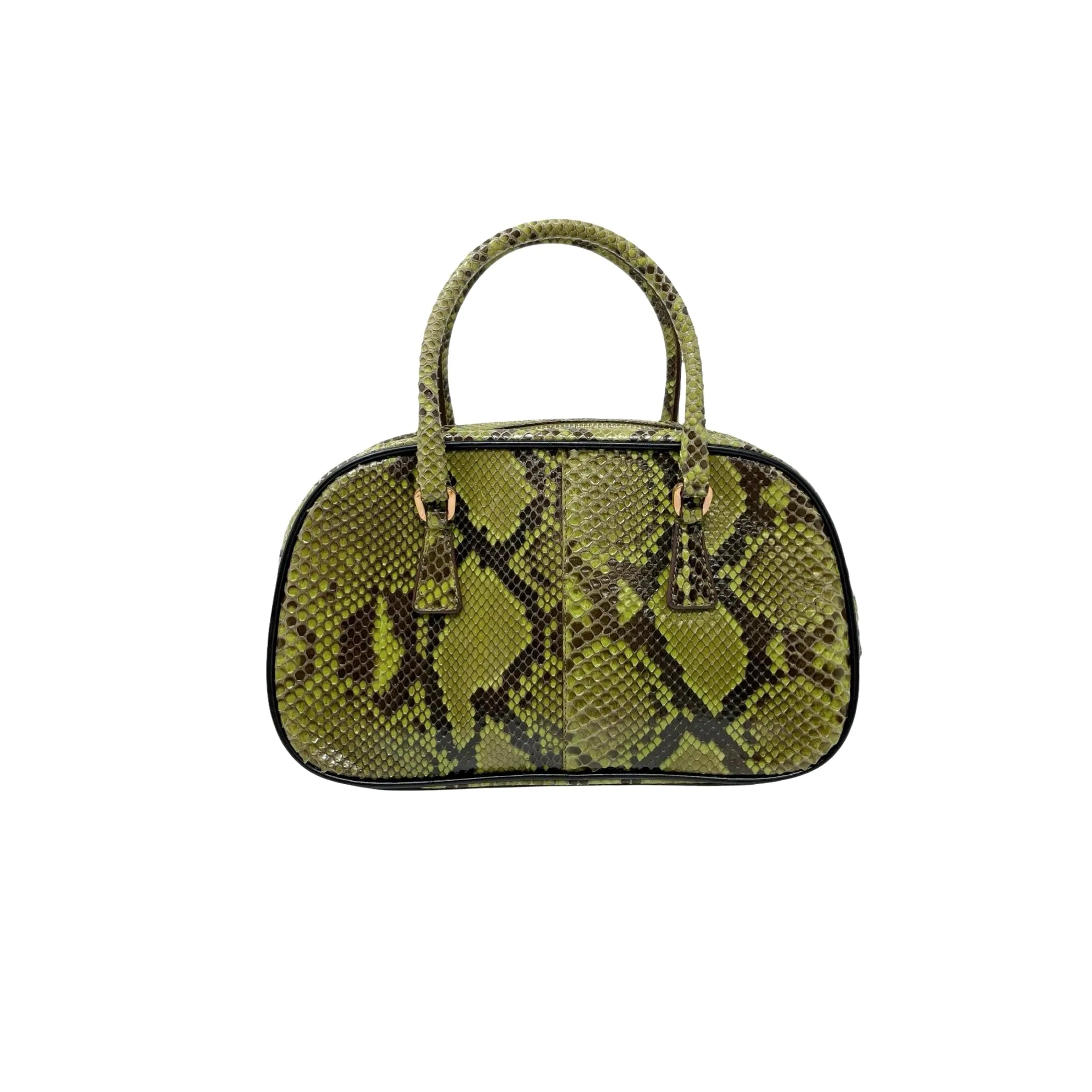 Prada Green Mini Snakeskin Bag