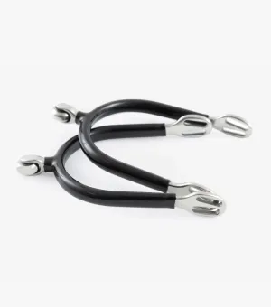 Premier Equine Rubber Covered Roller Ball Spurs (6103)
