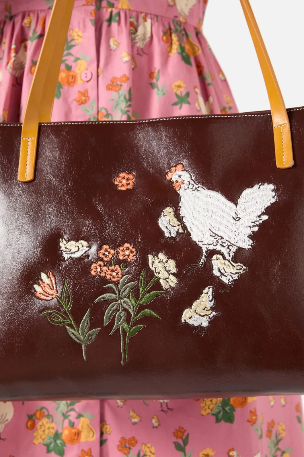 Pretty Chicken Tote