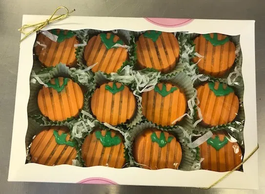 Pumpkin Chocolate Covered Oreos