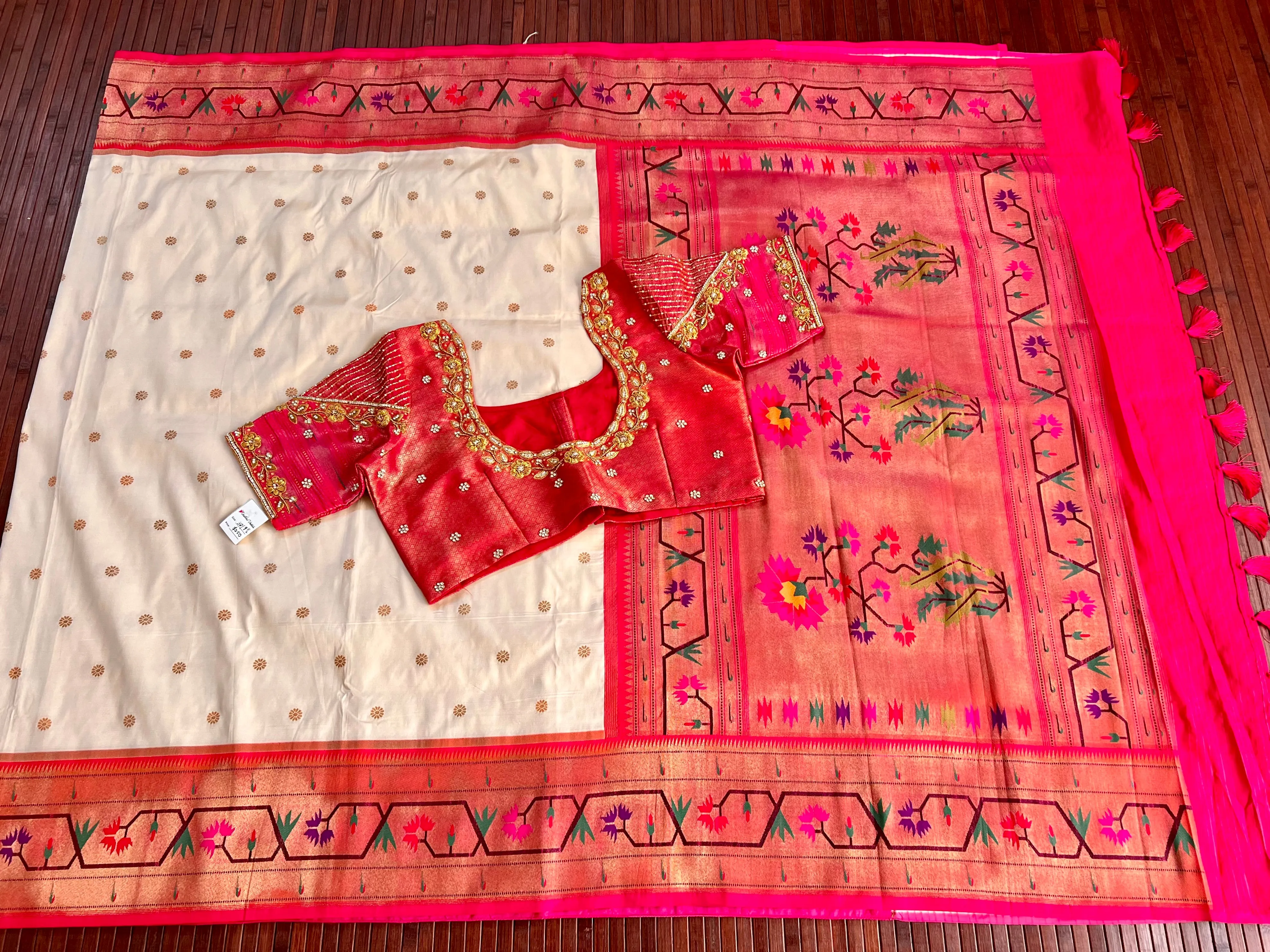 Pure Banaras Paithani Silk Saree