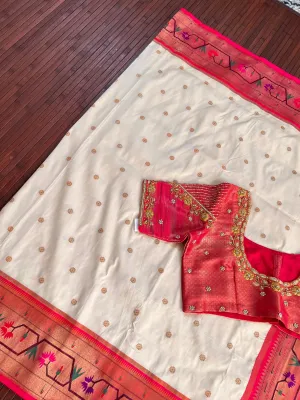 Pure Banaras Paithani Silk Saree