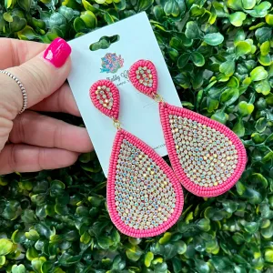 Queen of the Rodeo Earrings - Pink