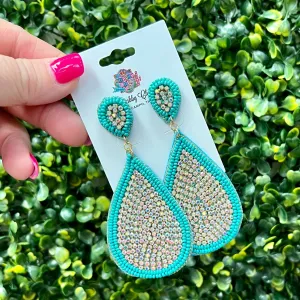 Queen of the Rodeo Earrings - Turquoise
