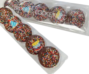 "Happy Birthday" Chocolate Covered Oreos