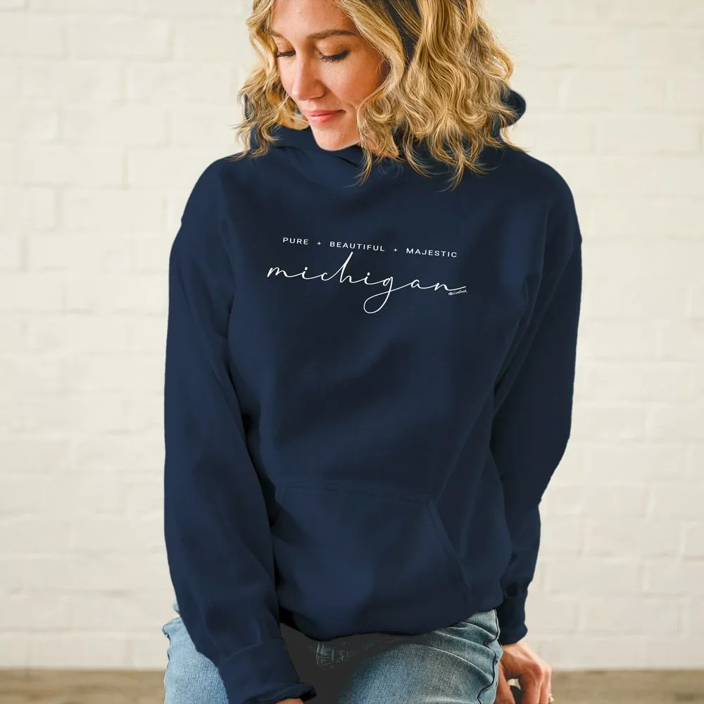 "Majestic" Soft Style Relaxed Fit Unisex Hoodie