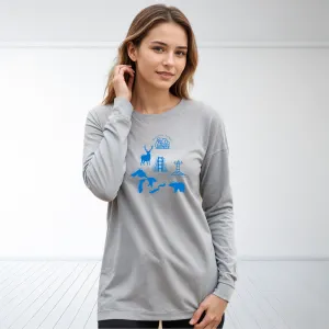"Michigan Favorites" Relaxed Fit Long Sleeve Unisex T-Shirt
