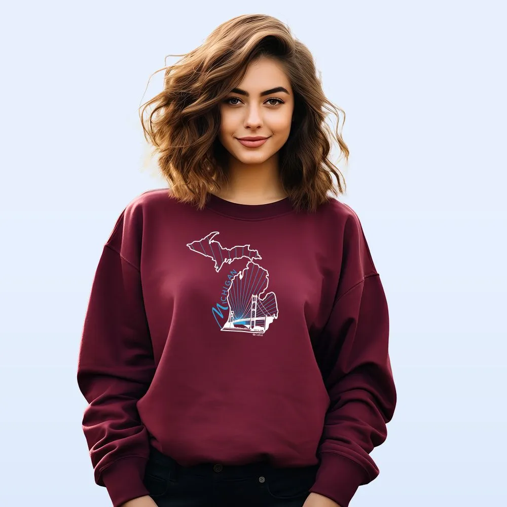 "Mighty" Relaxed Fit Classic Crew Unisex Sweatshirt