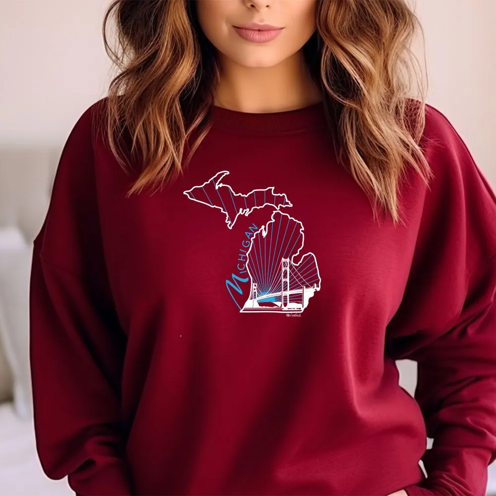 "Mighty" Relaxed Fit Classic Crew Unisex Sweatshirt
