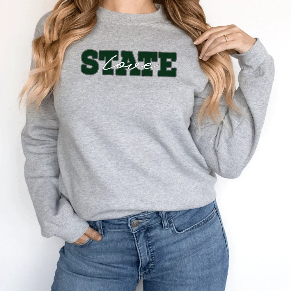 "State Love" Relaxed Fit Long Sleeve Unisex T-Shirt
