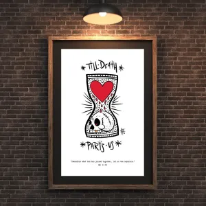 "Till Death Parts Us” Art