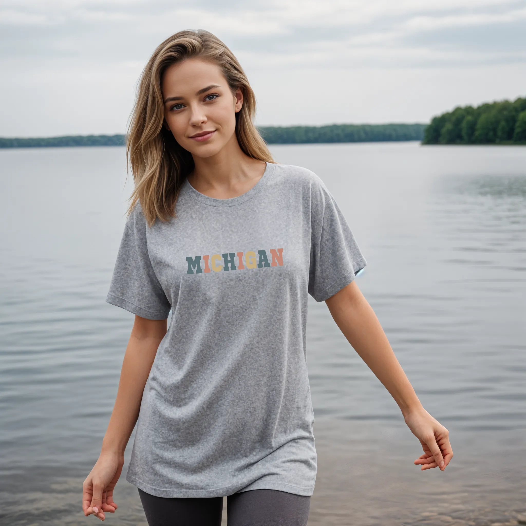 "Timeless Michigan" Relaxed Fit Crew Unisex T-Shirt