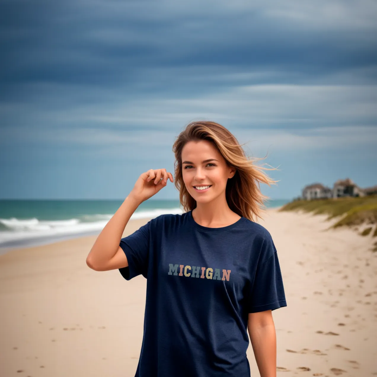 "Timeless Michigan" Relaxed Fit Crew Unisex T-Shirt