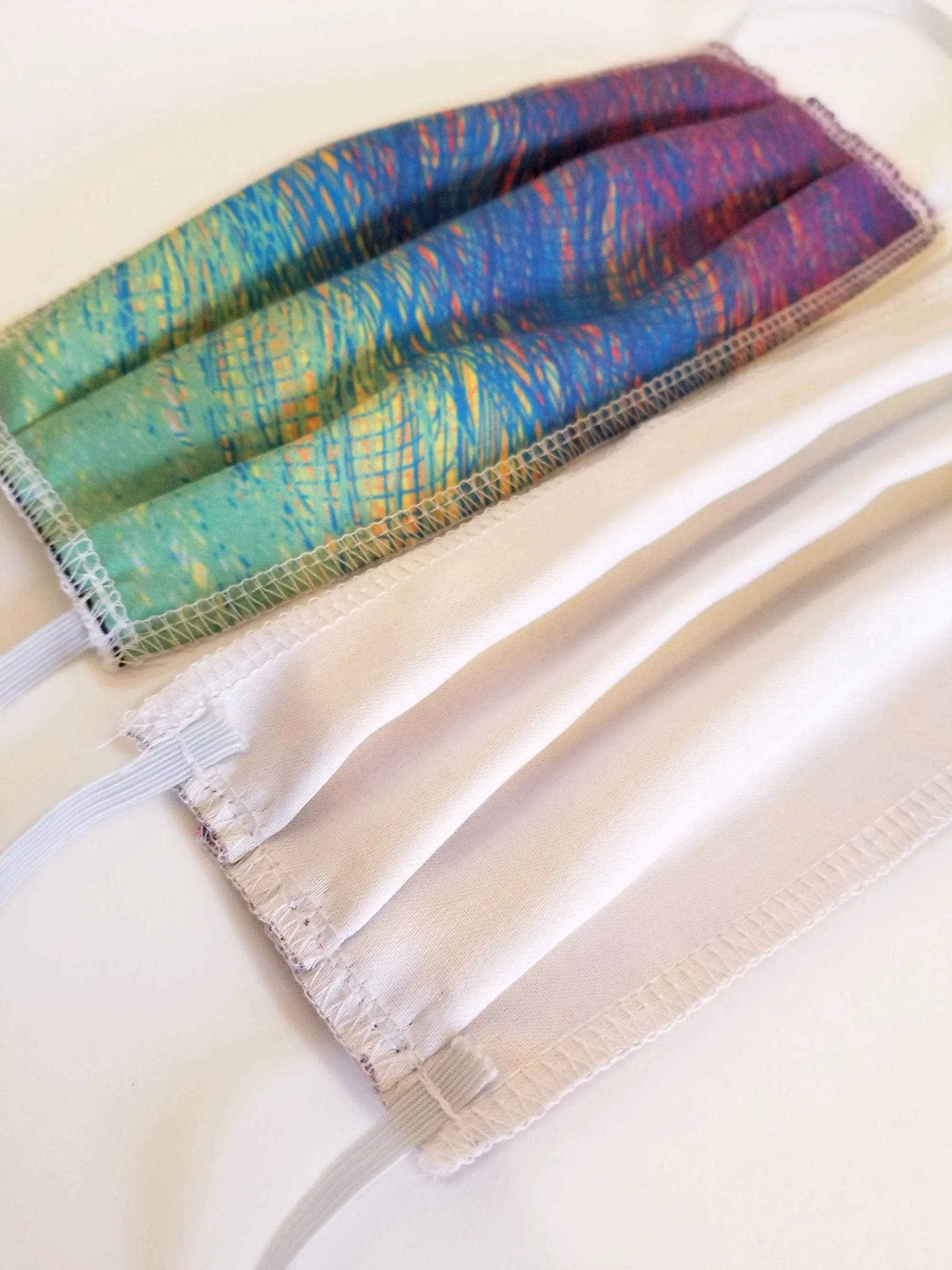 Rainbow Thread Double Layered Face Masks