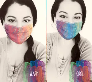 Rainbow Thread Double Layered Face Masks