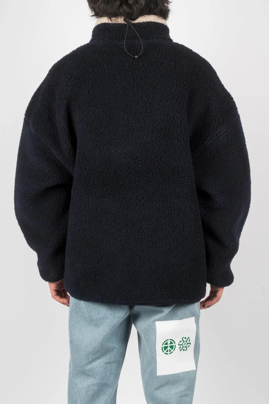 RASSVET PULLOVER FLEECE NAVY
