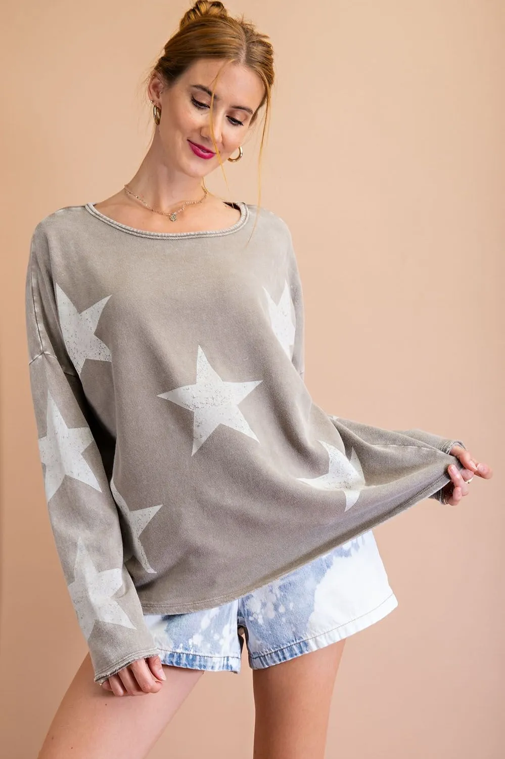 Reach For The Stars Long Sleeve Top