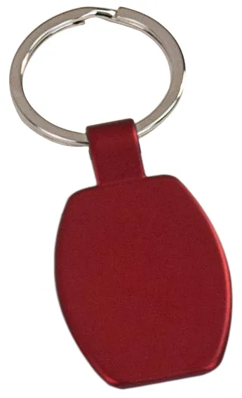 Rectangular Metal Keychain