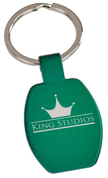 Rectangular Metal Keychain