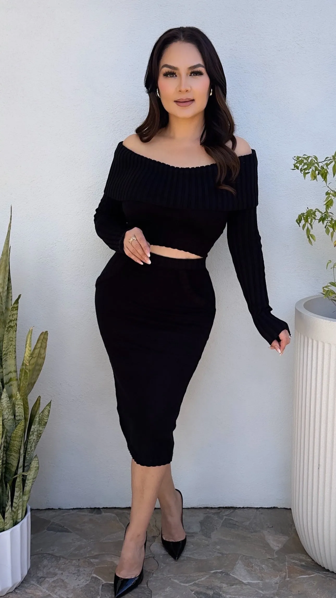 RELAXED BLACK SET