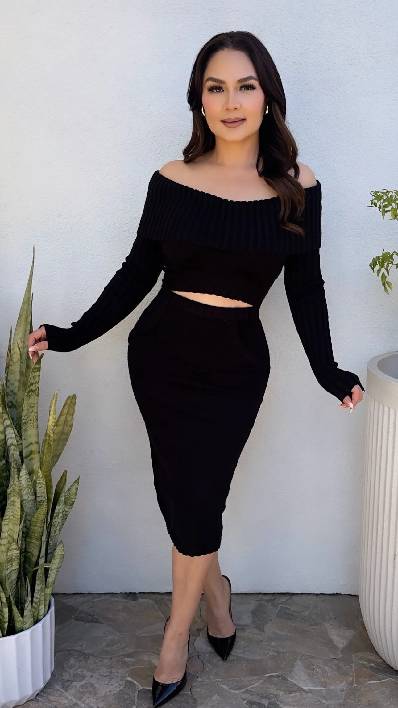 RELAXED BLACK SET