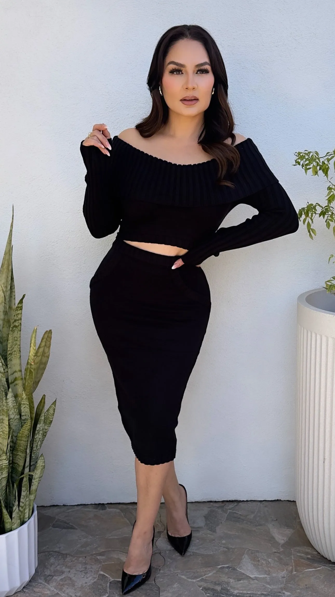 RELAXED BLACK SET
