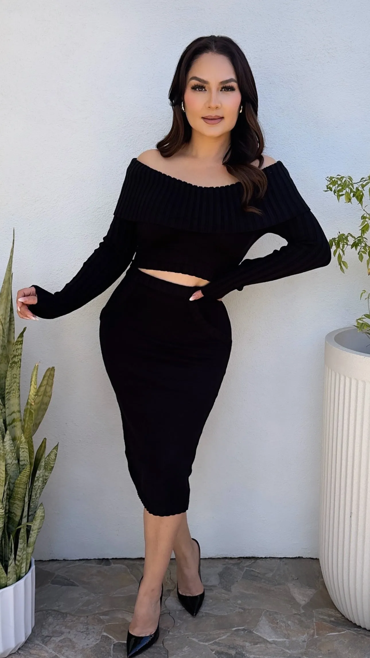 RELAXED BLACK SET