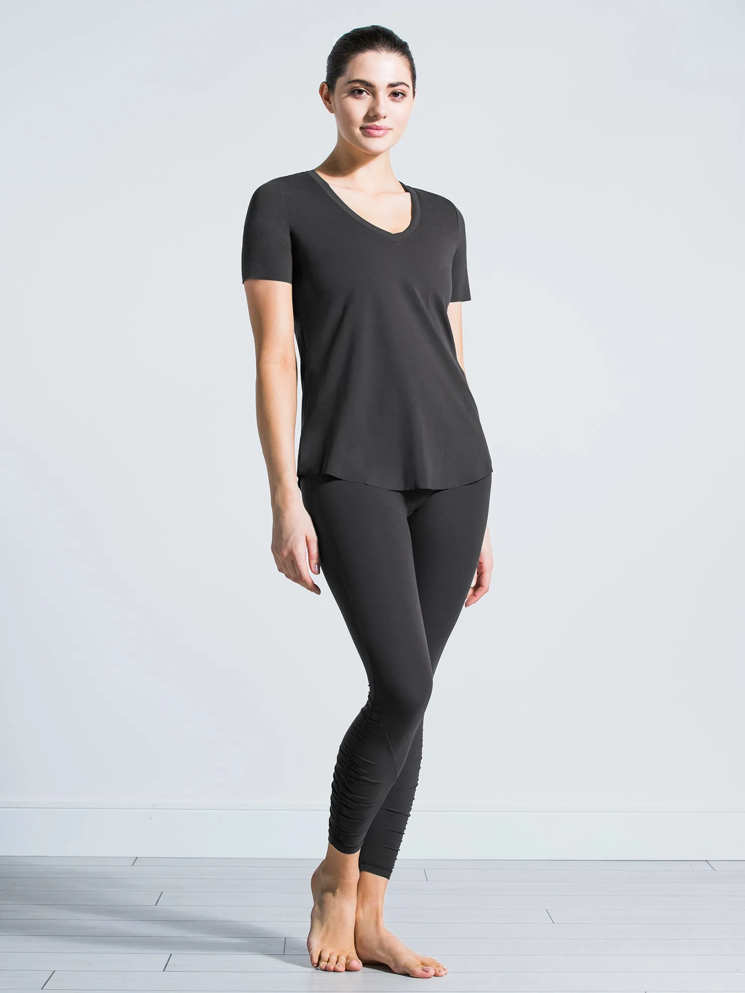 RELAXED NUDE TEE, LIMESTONE