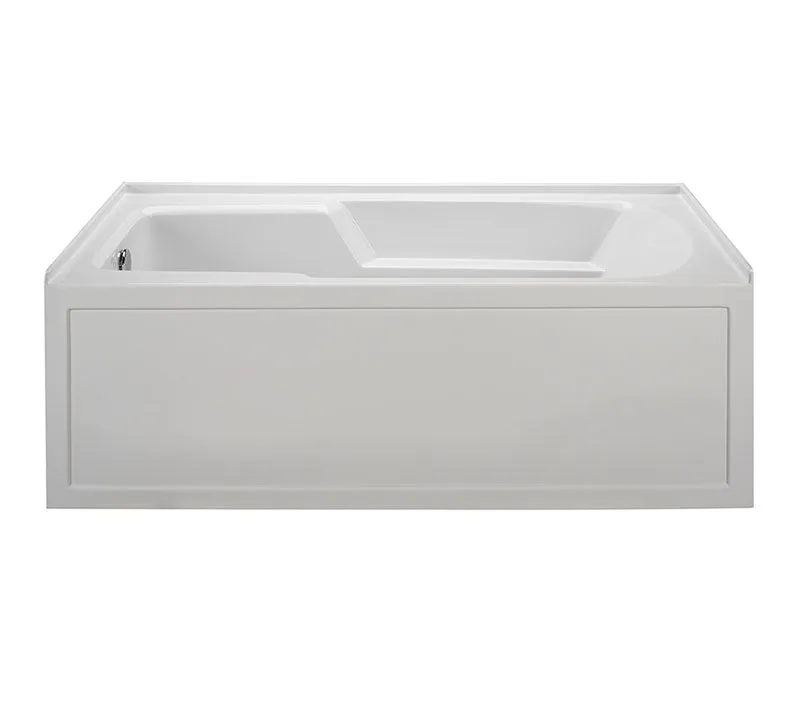 Reliance Integral Skirted End Drain Soaking Bath Biscuit 60" x 30" x 19.25" (R6030ISS-B-LH)
