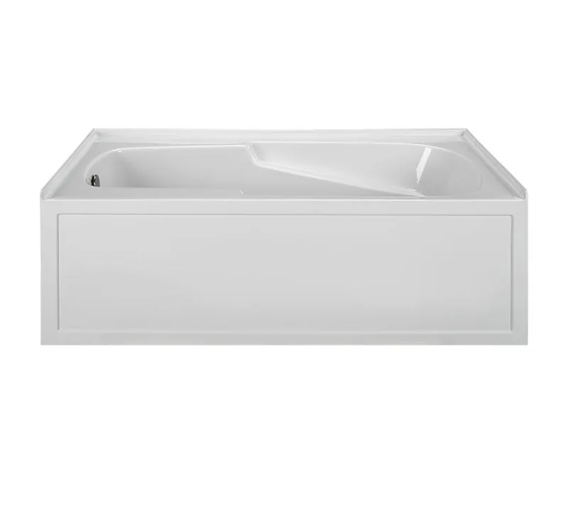 Reliance Integral Skirted End Drain Whirlpool Bath Biscuit 60" x 42" x 20.25" (R6042ISW-B-LH)