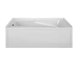 Reliance Integral Skirted End Drain Whirlpool Bath Biscuit 60" x 42" x 20.25" (R6042ISW-B-LH)