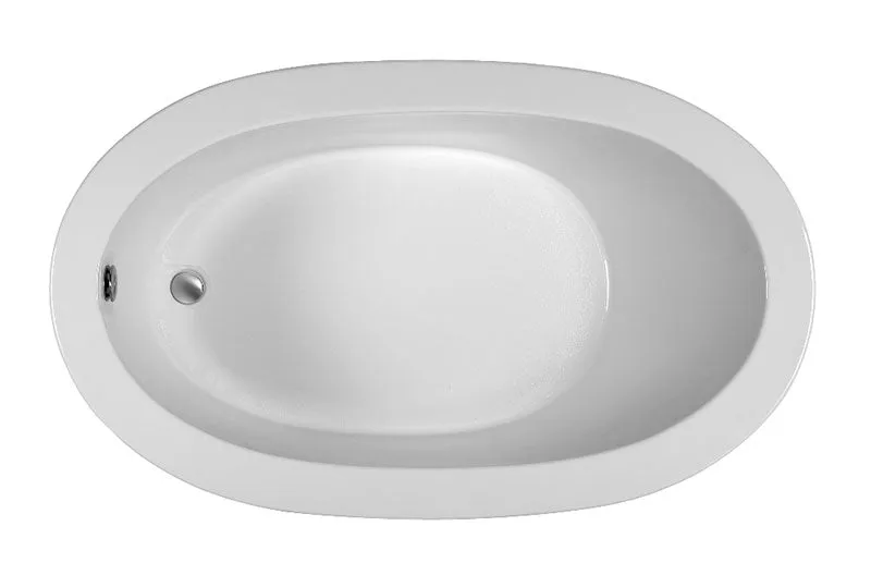 Reliance Oval End Drain Soaking Bath Biscuit 59.5" x 35.5" x 18.75" (R6036ODIS-B)